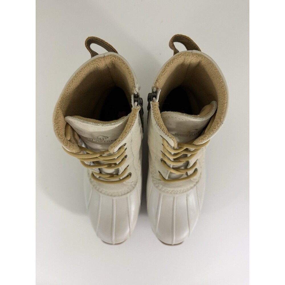 Women's Wolverine Torrent Duck Boots Sz 9 Ivory/Tan Outdoors Old Money Winter - Picture 11 of 11